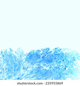 Abstract blue watercolor texture like a marble. Vector eps8