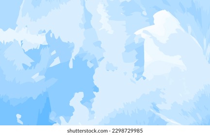 Abstract blue watercolor vector background