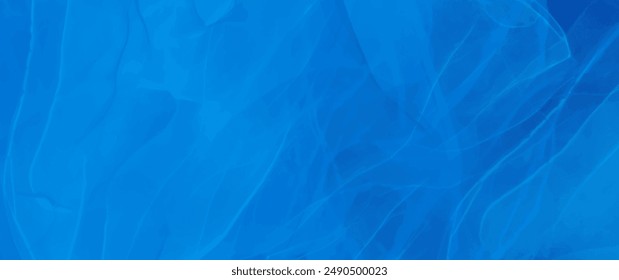 Fondo de Vector de acuarela azul Abstractas para el diseño de la cubierta, tarjeta, folleto, póster e invitación. Ilustración de tinta dibujada a mano. Arte fluido. Fondo de acuarela moderno.