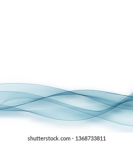 abstract blue wave 