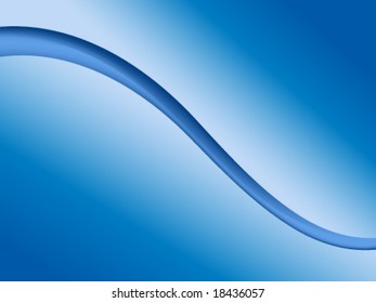 Abstract blue wave