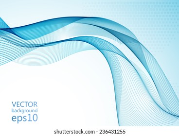 Abstract blue wave 