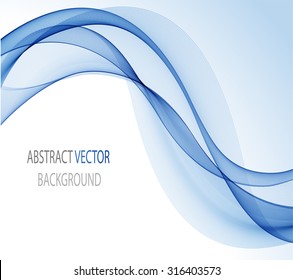 Abstract blue wave