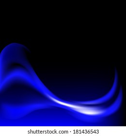 abstract blue wave background