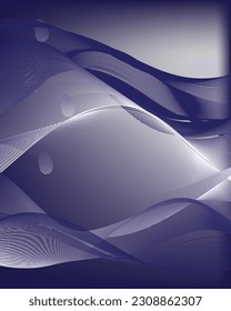 Abstract blue wave background, Blue background