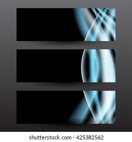 Abstract blue wave background