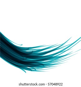 Abstract blue wave background