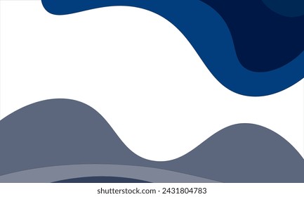 Abstrakte blaue Welle Hintergrundkunst