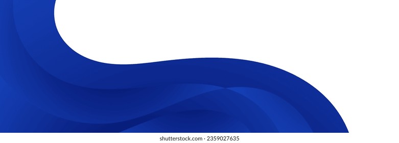 abstract blue wave background with copy space