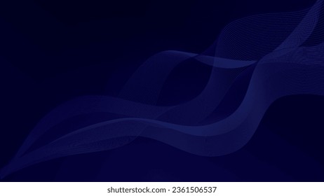 abstract blue wave background with a dark background, a blue background with a circular design a blue background with a wave pattern wit halftone dot effect