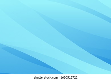 Abstract Blue Wave Background Design Template Vector