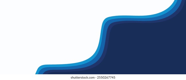 Fondo azul Abstractas de la onda. Elemento de diseño