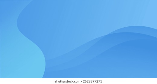 Abstract blue wave background design. Geometric stripe line art design. Modern shiny concept ,illustration for poster, ad, banner and brochure,Vector