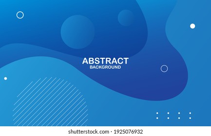 Resumen de fondo de onda azul. Composición dinámica de formas. Vector Eps10