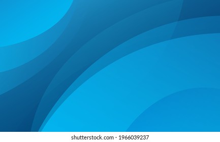 Abstract blue wave background. Dynamic shapes composition. Vector illustration
