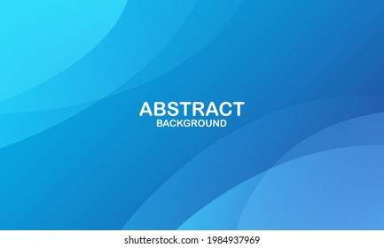 Abstract blue wave background. Dynamic shapes composition. Eps10 vector