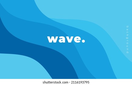 Abstract blue wave background. dynamic shape composition, subtle color gradations, suitable for your design templates such as poster, banner