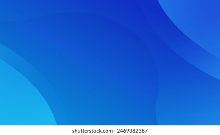 Abstract blue wave background. Dynamic shapes composition. ideal for banner, header, cover, billboard, brochure, social media, EPS 10