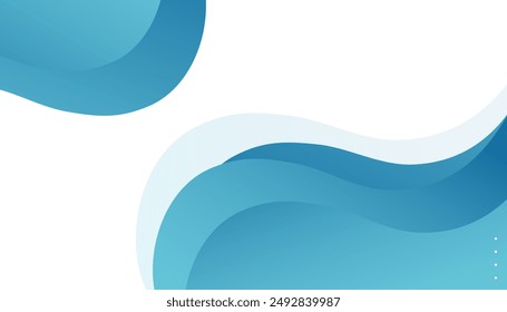 Fondo de onda azul Abstractas. Formas dinámicas. ideal para Anuncio, cabecera, portada, valla publicitaria, folleto, redes sociales, EPS 10