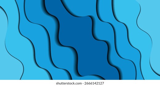 Abstractas fondo azul de la onda. composición dinámica de la forma, gradaciones sutiles del color, conveniente para sus Plantillas del diseño tales como cartel, Anuncio