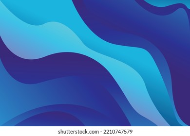 Abstract blue wave background Eps10 vector