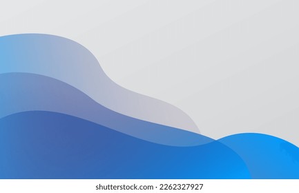 Resumen de fondo de onda azul. Vector Eps10
