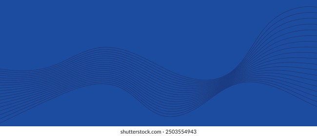 Fondo azul abstracto de la onda. EPS10