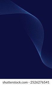 fundo de onda azul abstrato. eps10
