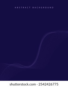 Fondo azul abstracto de la onda. EPS10	