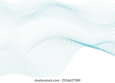 abstract blue wave background. eps10