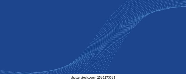 Abstract blue wave background. EPS10