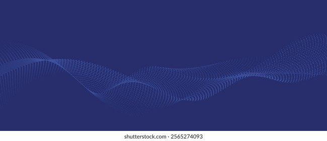Abstract blue wave background. EPS10