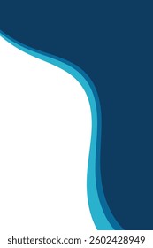 abstract blue wave background. eps10