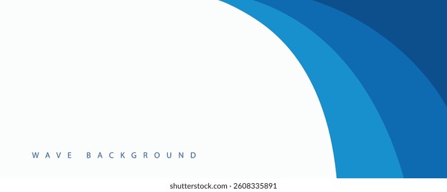 abstract blue wave background. eps10