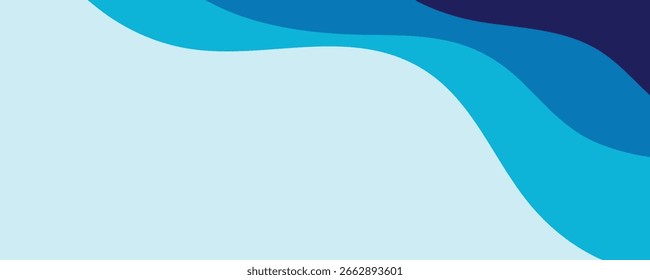 fundo de onda azul abstrato. eps10