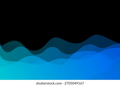 Fundo abstrato da onda azul eps10