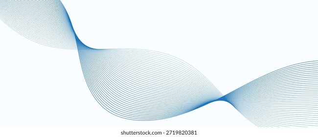 fundo de onda azul abstrato. eps10