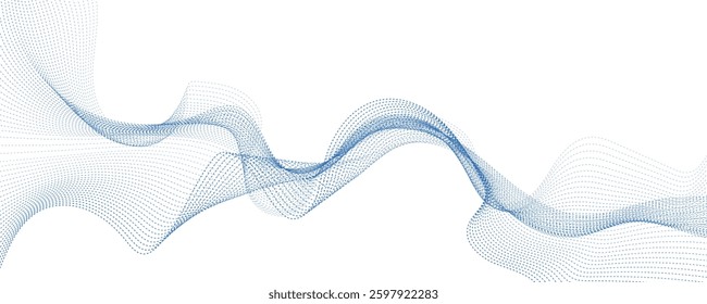 abstract blue wave background. esp10