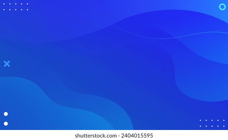 Abstract blue wave background. geometric shape elements on gradient blue background. ideal for banner, web, header, cover, billboard, brochure