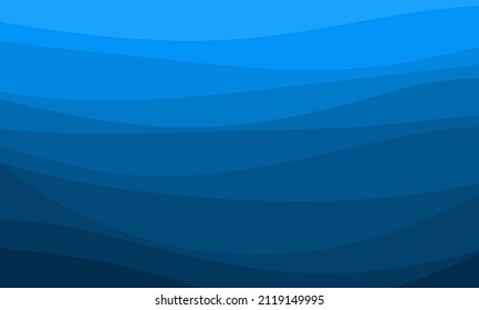 Resumen de fondo de onda azul. Capa de degradado.