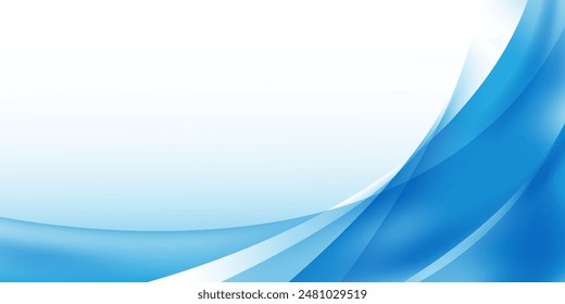 abstract blue blue wave background illustration, modern concept