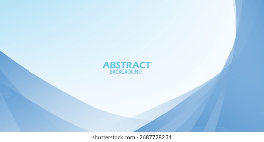 abstract blue blue wave background illustration, modern concept