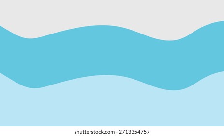 Abstract blue wave background illustration for modern business web design and sea motion pattern
