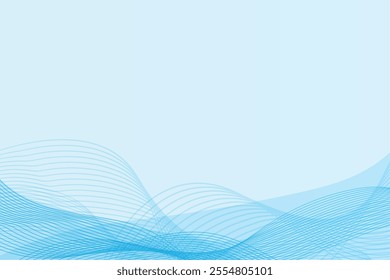 Abstract blue wave background Illustrations for templates - Partners