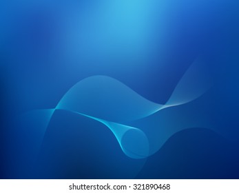 Abstract blue wave background for invitations and cards