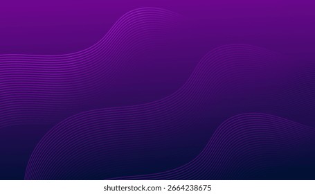 Fundo de onda azul abstrato com um design de curva de luz e fluxo