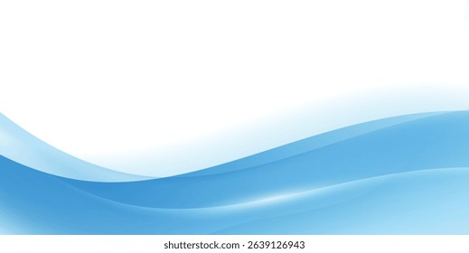Abstract blue wave background lines, modern wave, modern design concept