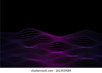 abstract blue wave background 
looking like a mountain.