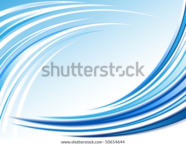 Abstract Blue Wave Background Made Gradient Stock Vector (Royalty Free ...