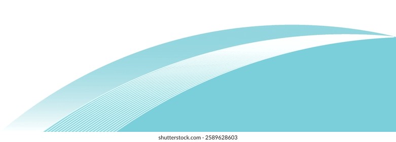 Abstract blue wave background, minimal wave design concept, vector illustration. for banner, banner.	
